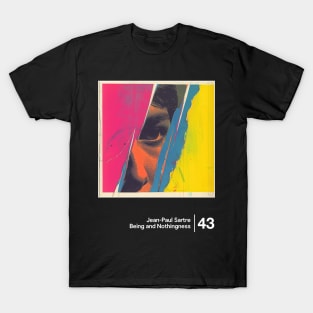 Being & Nothingness - Minimal Style Graphic Artwork T-Shirt